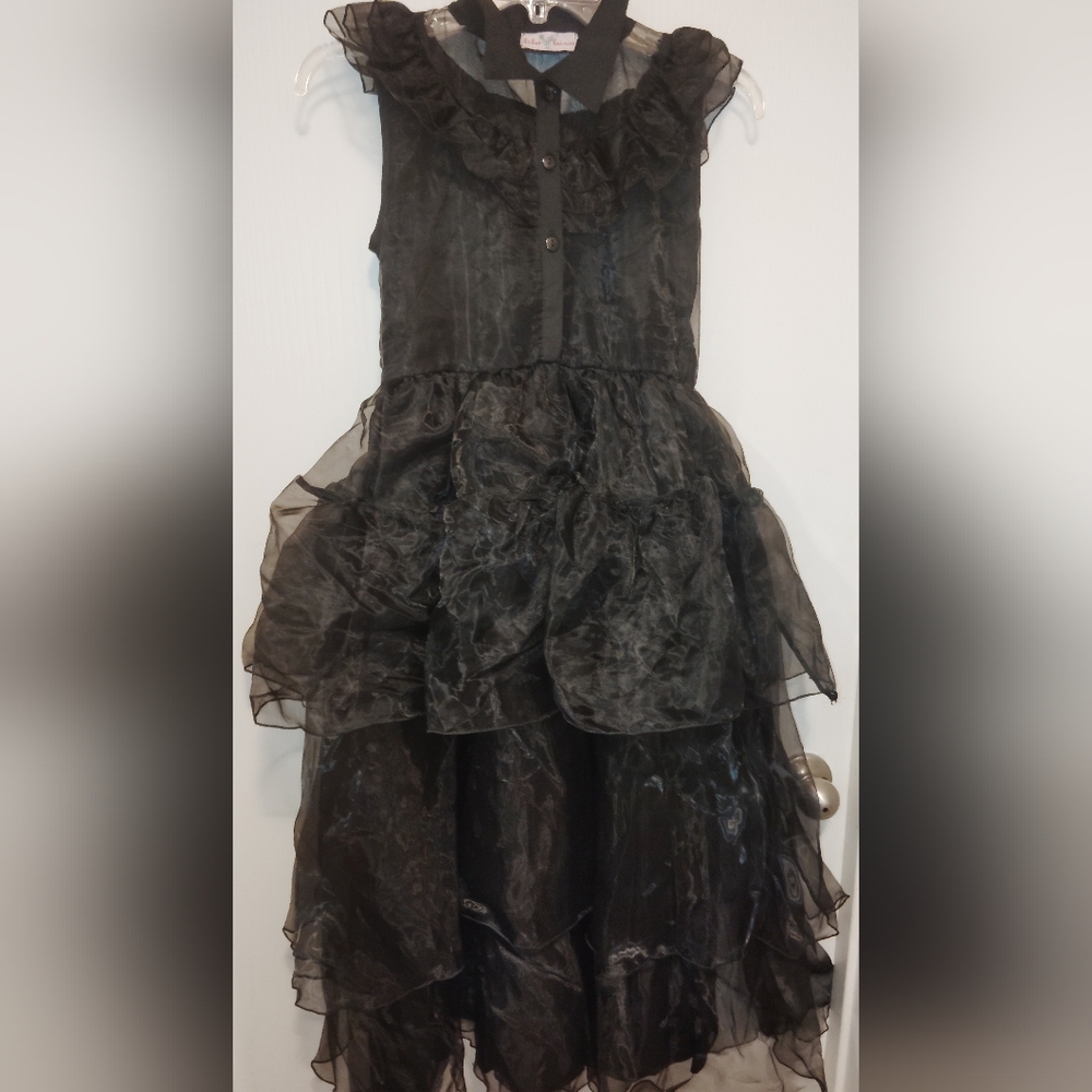 Stylish Black Layered Dress